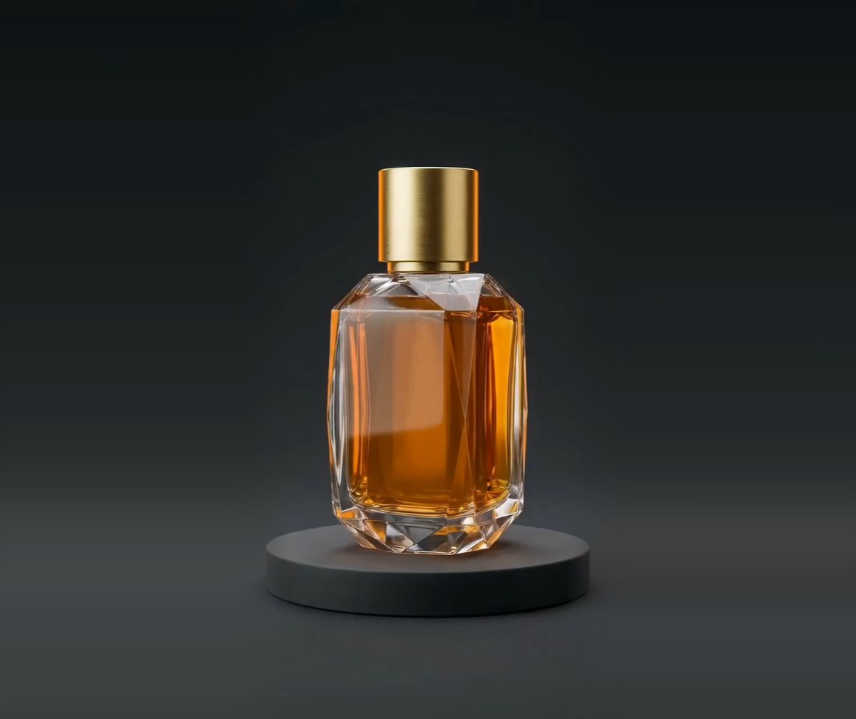 Perfume girando, a partir de uma foto